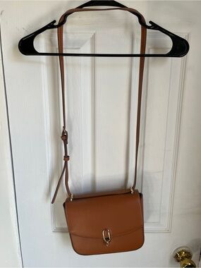 Classic Brown Leather Crossbody Bag
